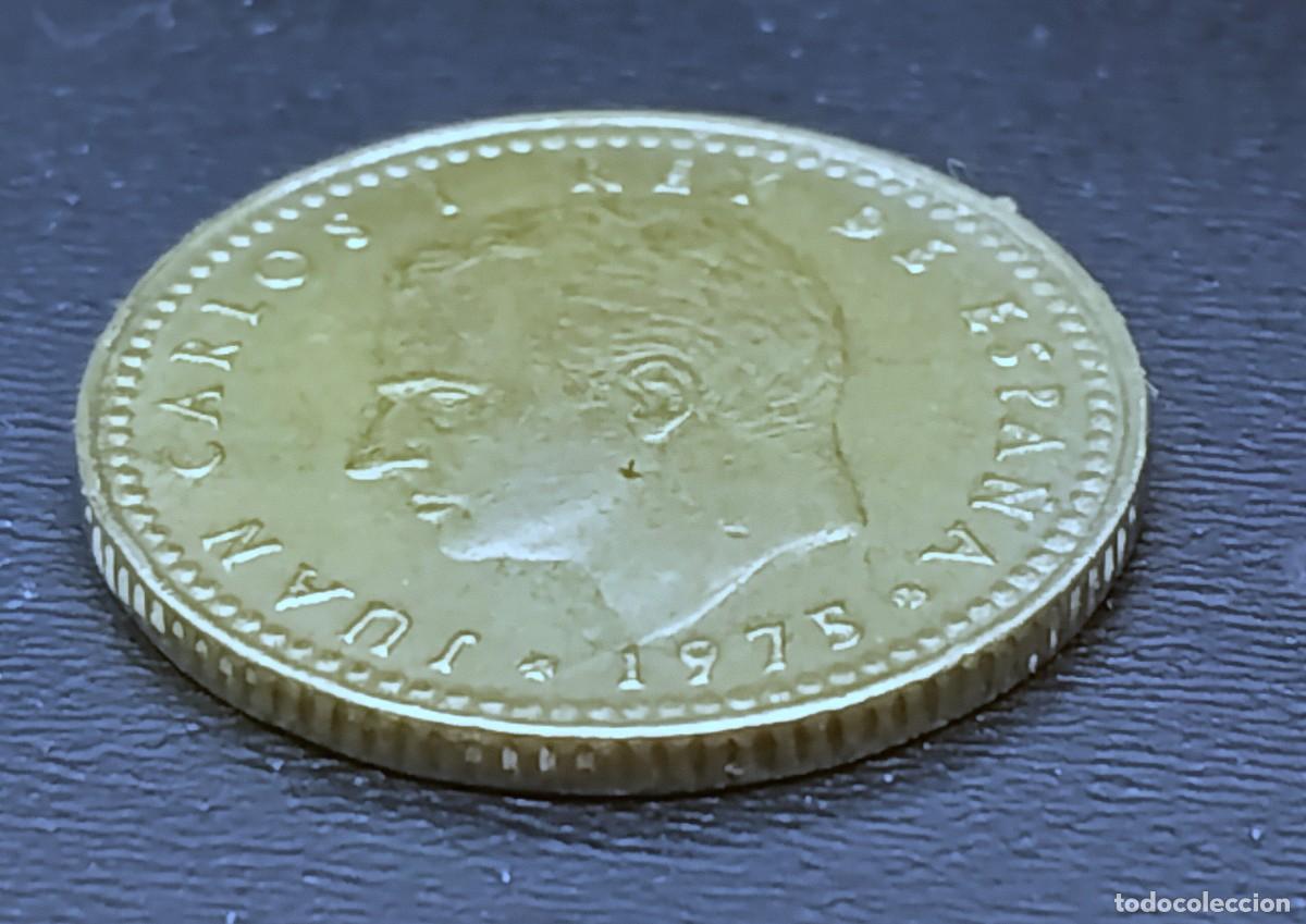 Monedas Juan Carlos I: Moneda de 1 peseta 1975