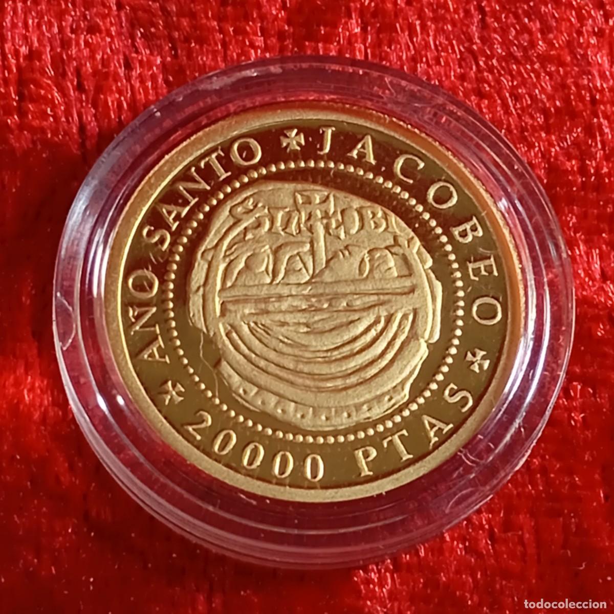 Monedas Juan Carlos I: MONEDA ORO - LEY 999 MIL&Eacute;SIMAS - DOS ESCUDOS - TRASLADO DE SANTIAGO - 1993 - 6,75 GRAMOS / 78