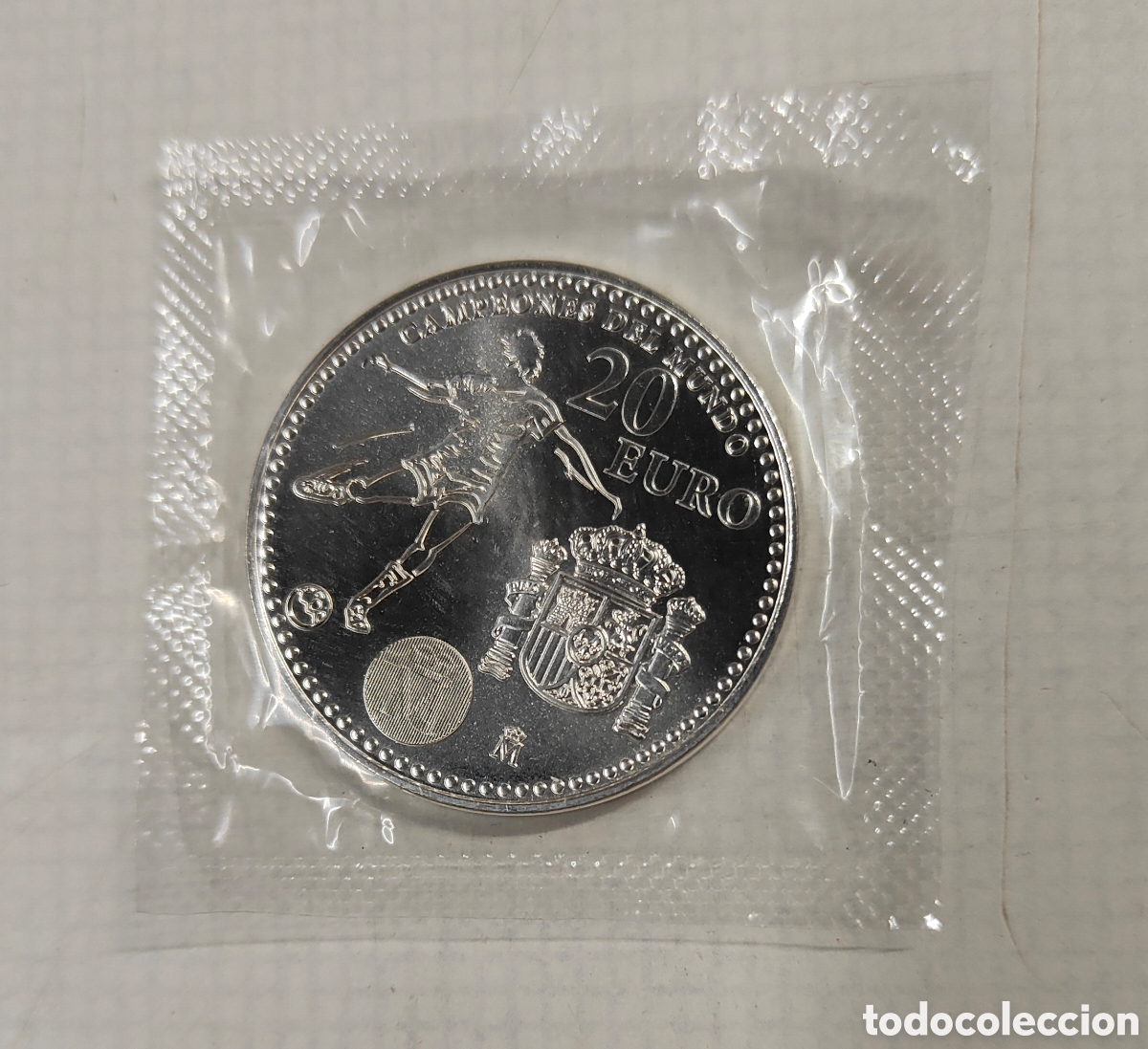 Monedas Juan Carlos I: Moneda 20&euro; Mundial Sud&aacute;frica