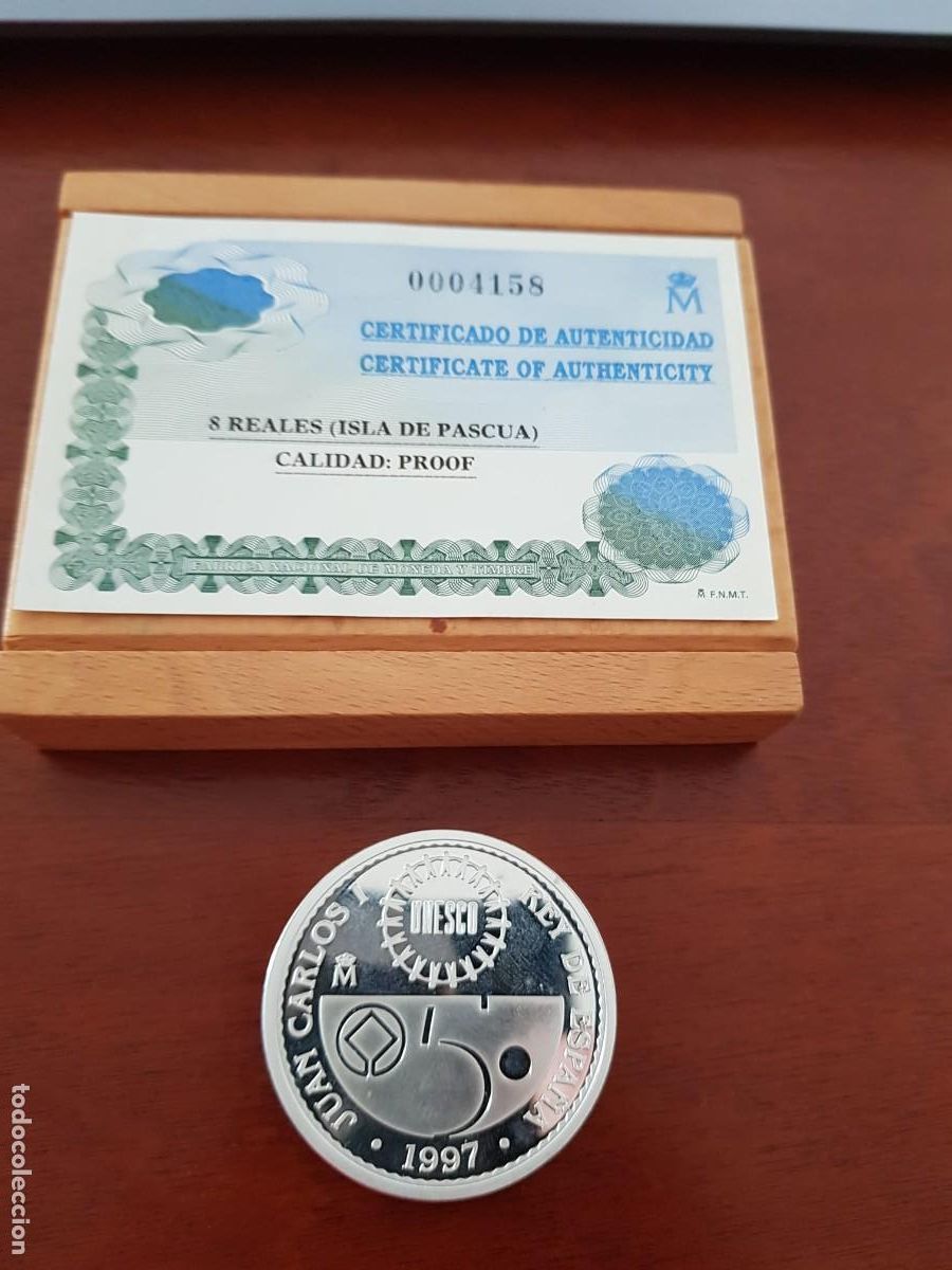 Monedas Juan Carlos I: ESPA&Ntilde;A-2000 PESETAS-1997-PATRIMONIO DE LA HUMANIDAD-ISLA DE PASCUA