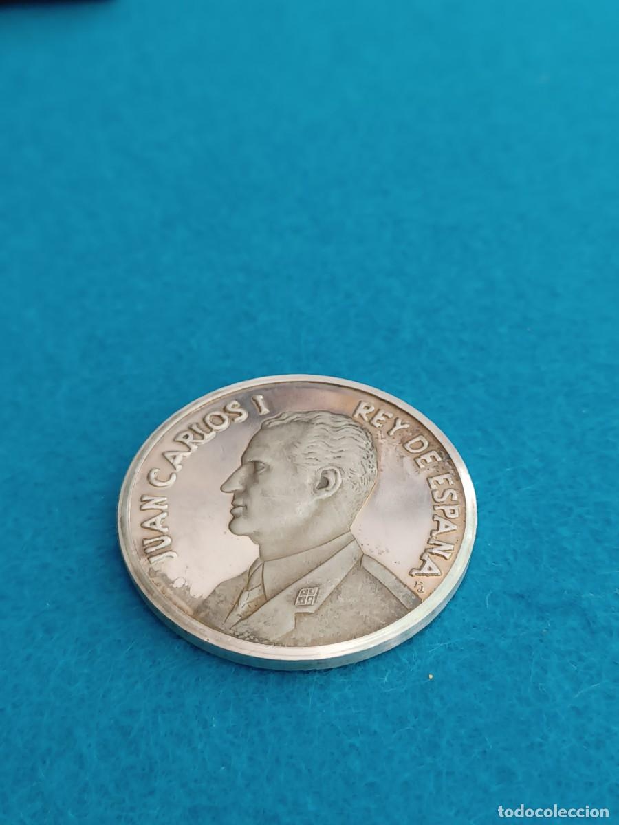 Monedas Juan Carlos I: Moneda plata Rey Juan Carlos I