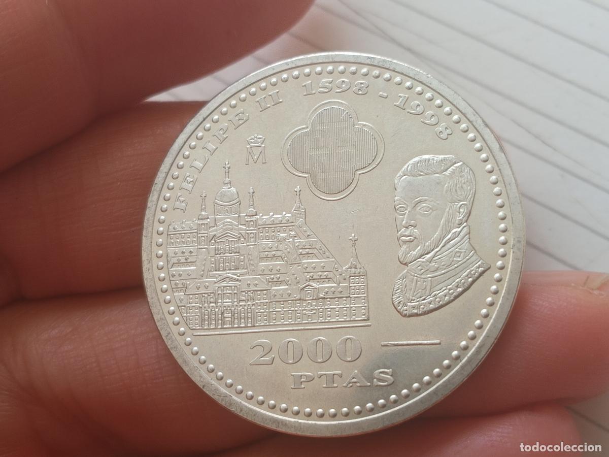 Monedas Juan Carlos I: 2000 pesetas de plata de 1998