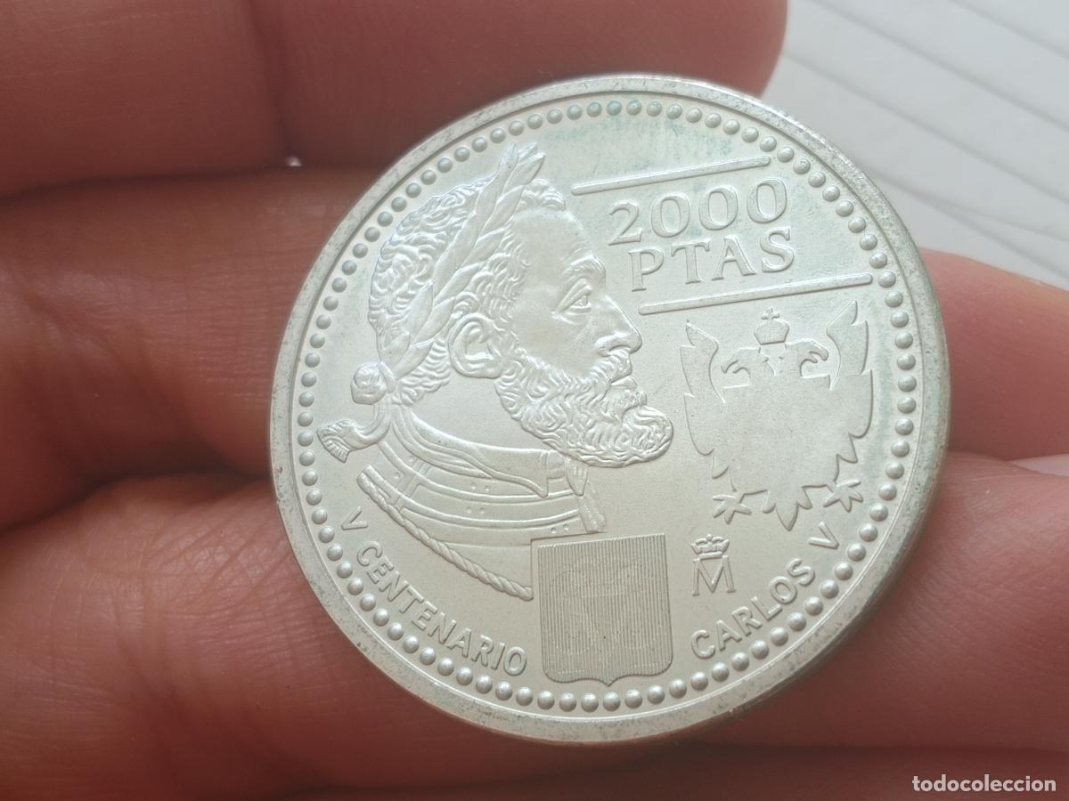 Monedas Juan Carlos I: 2000 pesetas de plata de 2000
