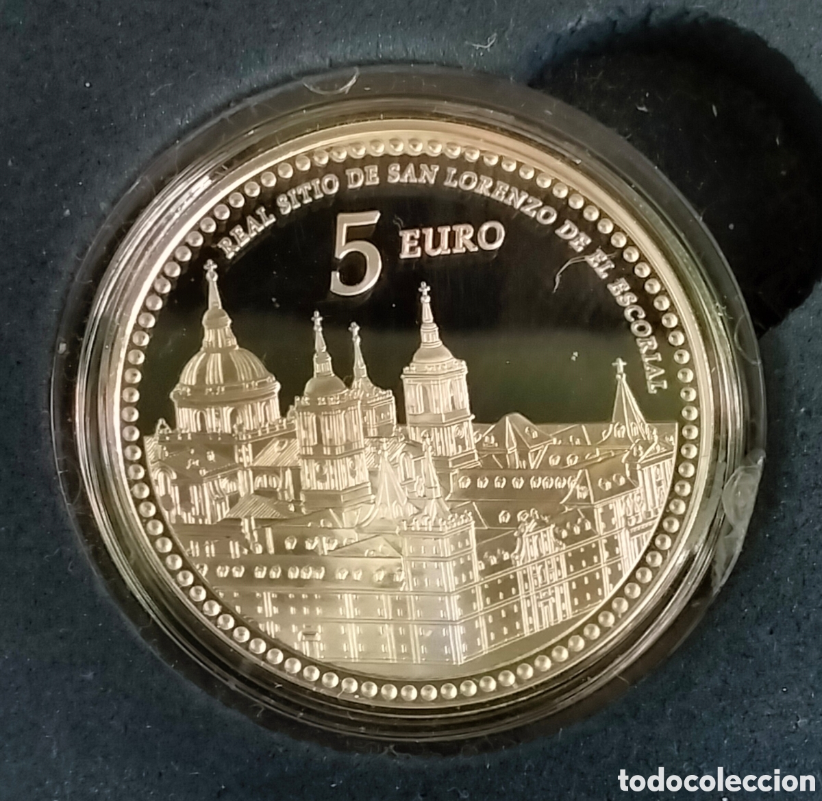 Moedas Juan Carlos I: Moneda de plata &laquo; el Escorial&raquo;con certificado FNMT