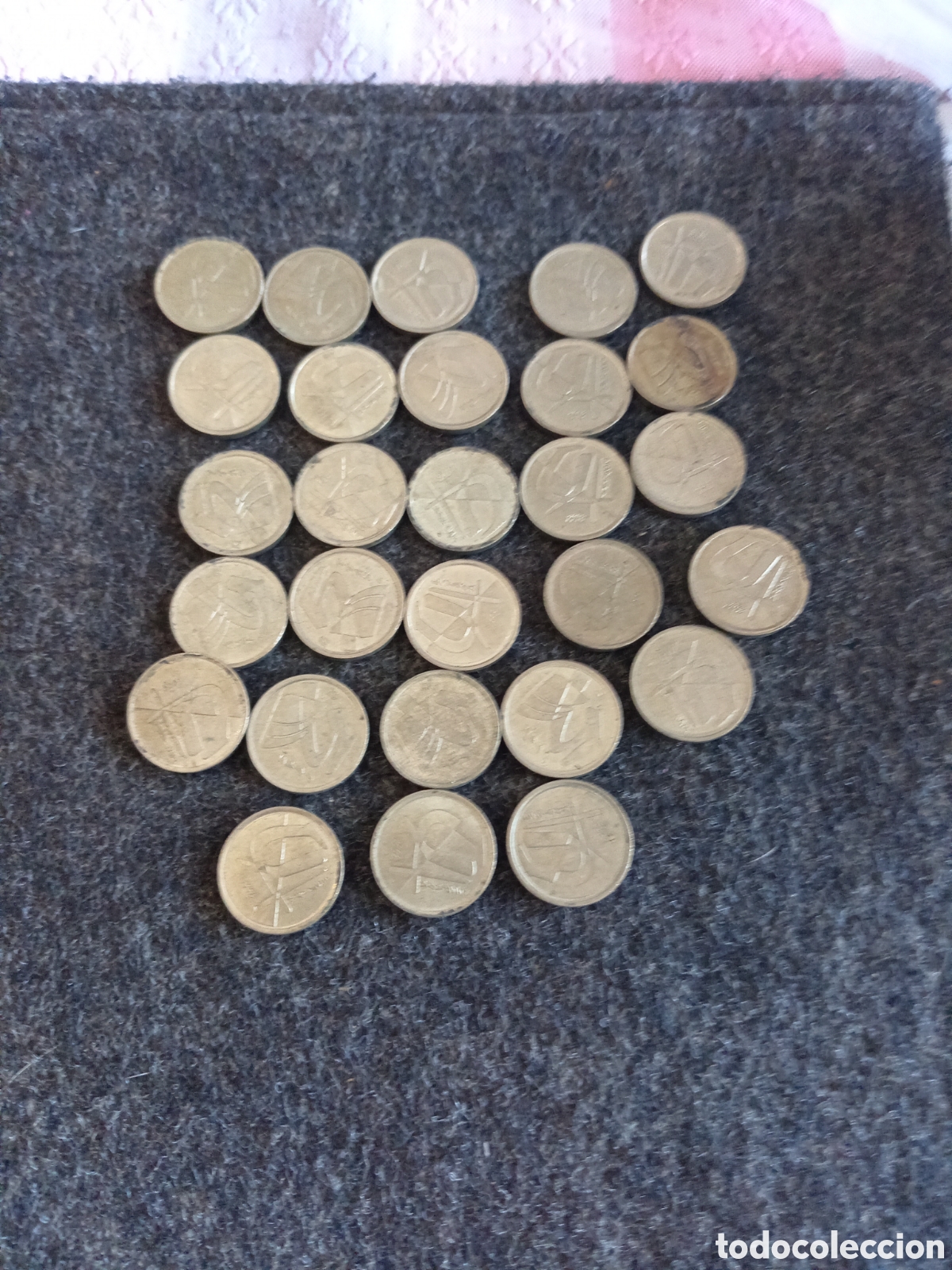Monedas Juan Carlos I: Lote de monedas de 5 pesetas del a&ntilde;o 1998