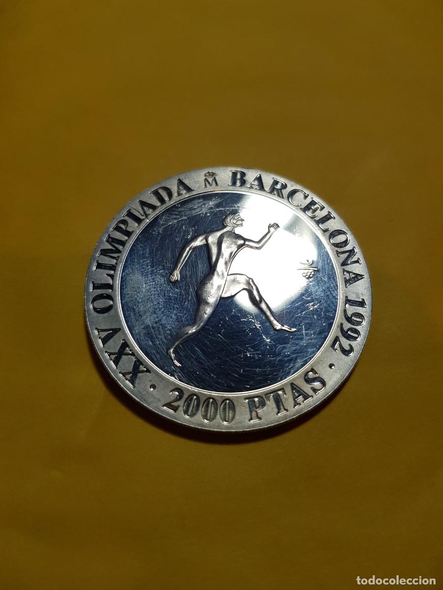 Monedas Juan Carlos I: ESPA&Ntilde;A-JUAN CARLOS-2000 PESETAS-1990-PLATA