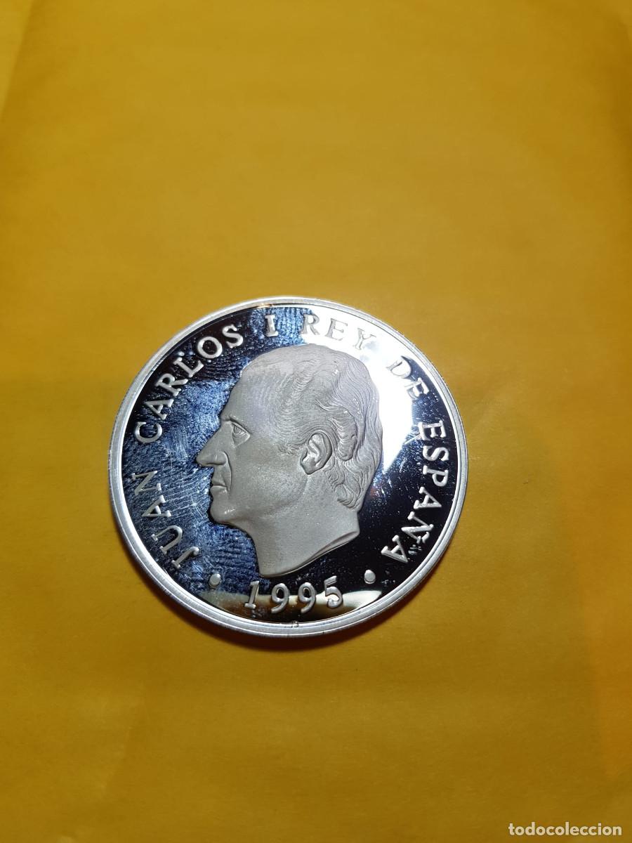 Monedas Juan Carlos I: ESPA&Ntilde;A-JUAN CARLOS-2000 PESETAS-1995-PLATA-CULTURA Y NATURALEZA