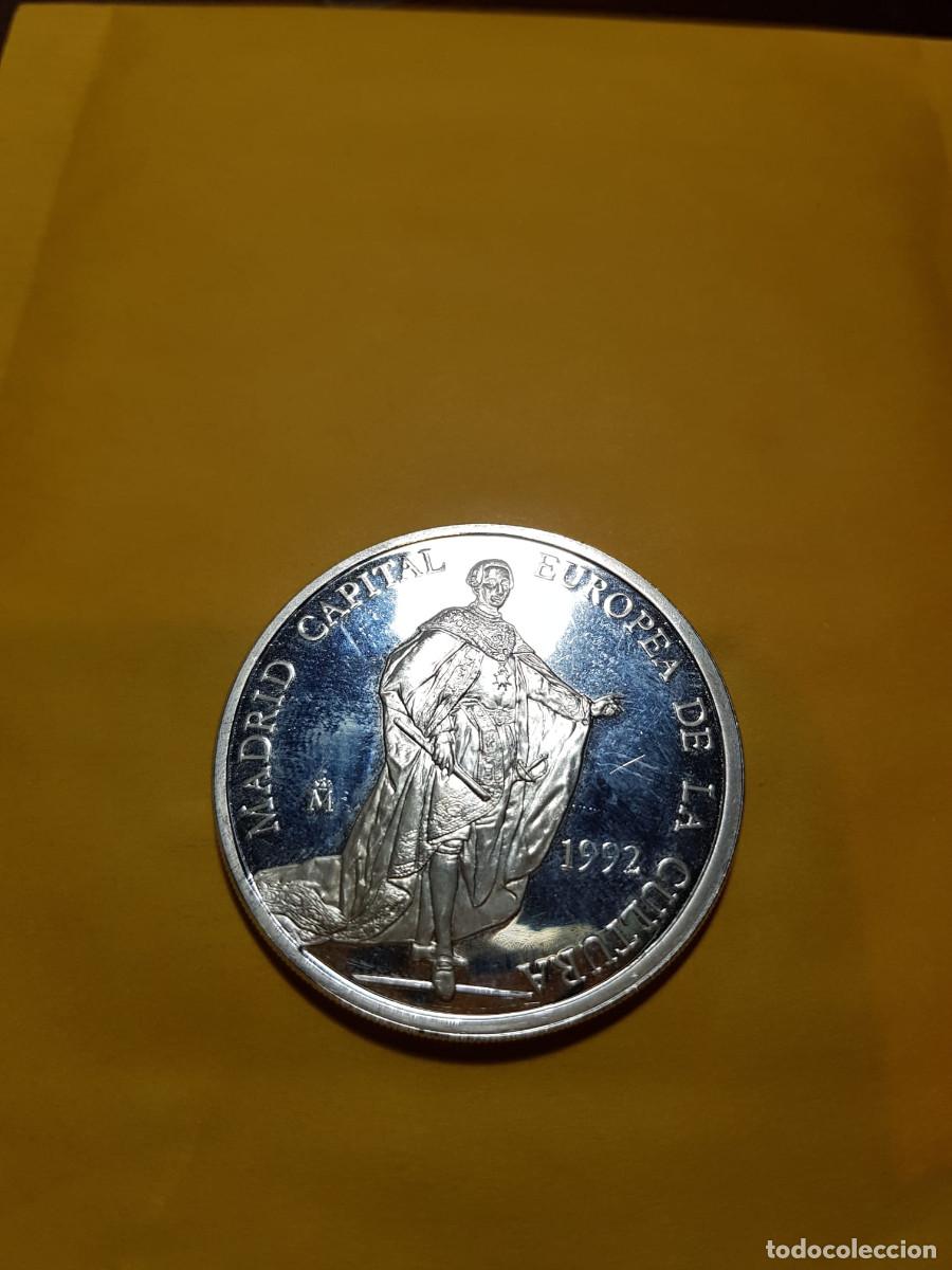 Monedas Juan Carlos I: ESPA&Ntilde;A-JUAN CARLOS-5 ECU-1992-MADRID CAPITAL EUROPEA DE LA CULTURA