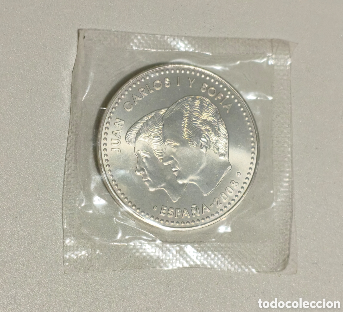Monedas Juan Carlos I: 12 EUROS ESPA&Ntilde;A PLATA 2008 SC PRECINTO FNMT PLANETA TIERRA