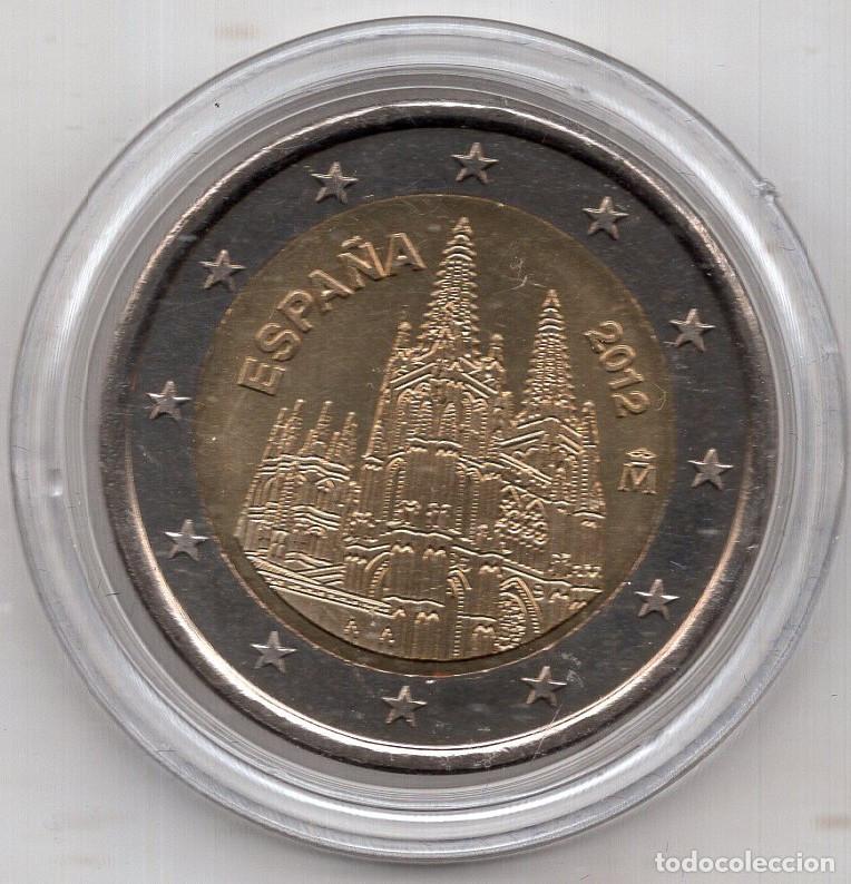 Monedas Juan Carlos I: ESPA&Ntilde;A 2&euro; 2012 KM 1254 CATEDRAL DE BURGOS