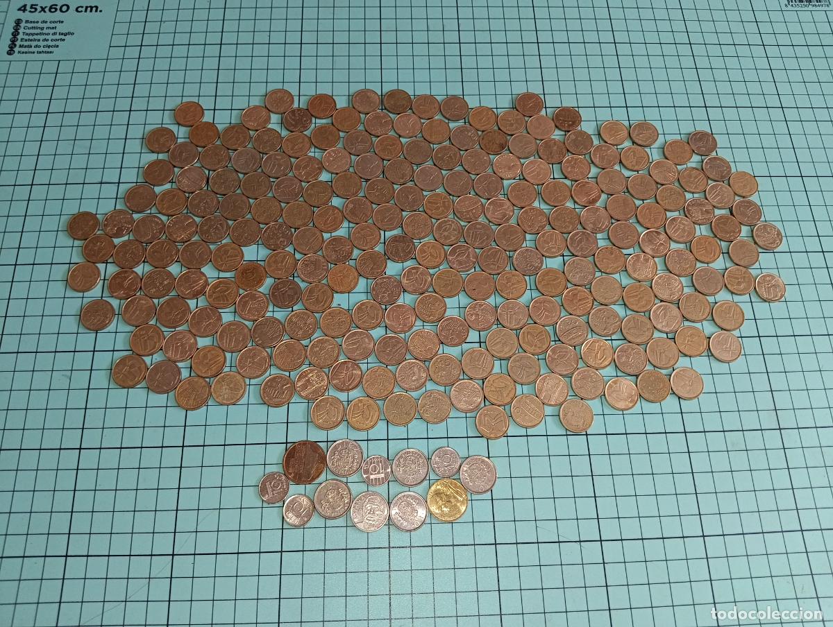 Monedas Juan Carlos I: Lote de monedas de Espa&ntilde;a 5 pesetas 1 duro ver fotos
