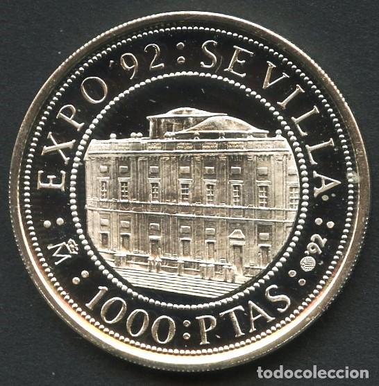 Monedas Juan Carlos I: MONEDA DE PLATA, MONEDAS QUINTO CENTENARIO, VALOR: 1000 PESETAS, 1992, FDC MATE