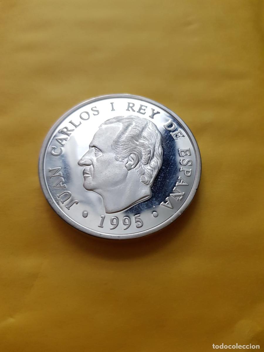 Monedas Juan Carlos I: ESPA&Ntilde;A-JUAN CARLOS-5000 PESETAS-1995-CULTURA Y NATURALEZA-PLATA999-2 ONZAS