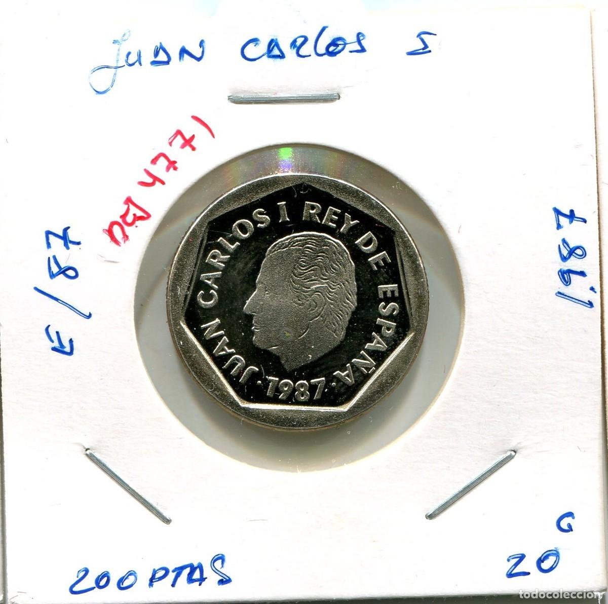 Monedas Juan Carlos I: 200 PESETAS JUAN CARLOS I A&Ntilde;O 1987 ( E/87 ) ( MES4771 )