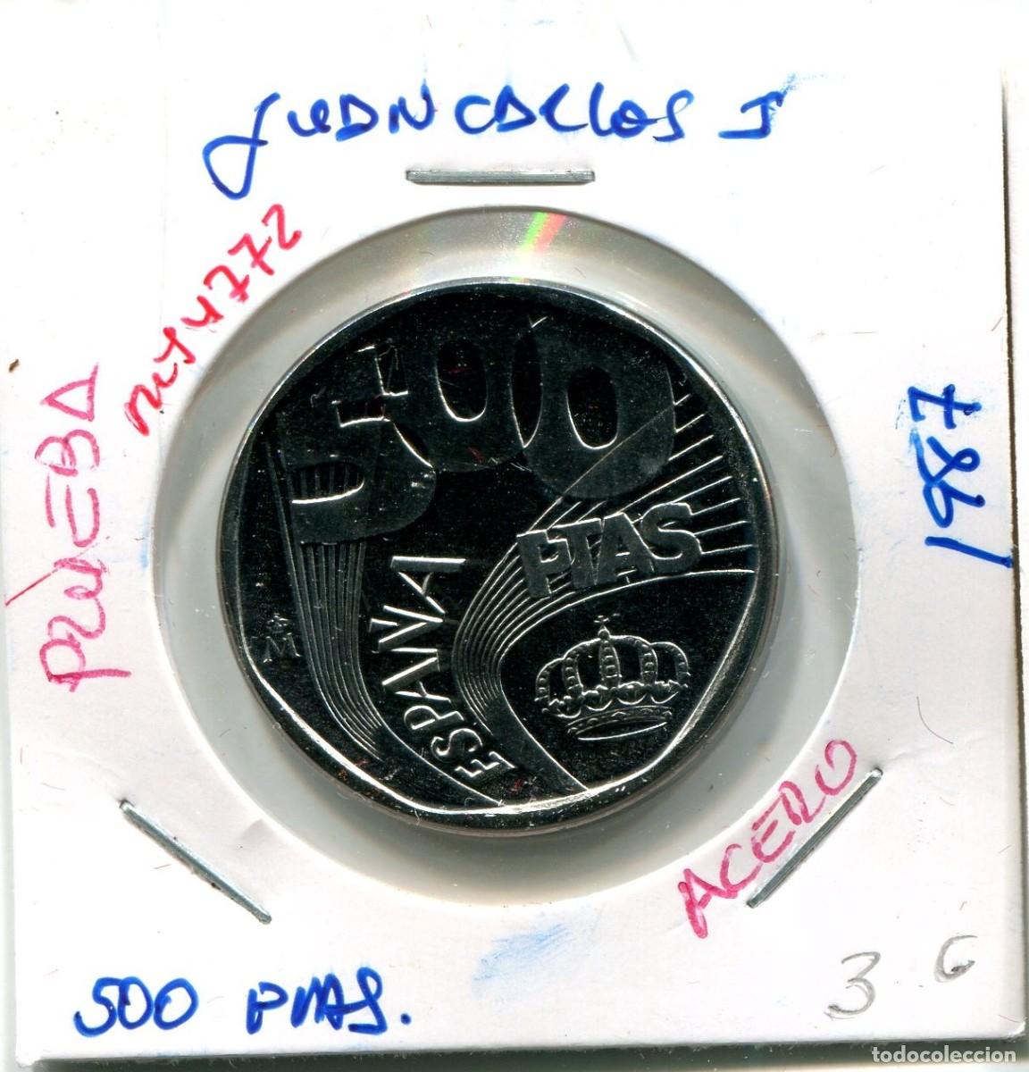 Monedas Juan Carlos I: 500 PESETAS JUAN CARLOS I A&Ntilde;O 1987 ( PRUEBA , ACERO ) ( MES4772 )