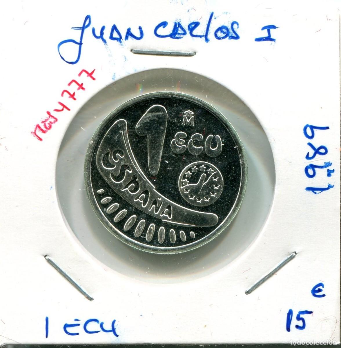 Monedas Juan Carlos I: UN ECU JUAN CARLOS I A&Ntilde;O 1989 ( MES4777 )