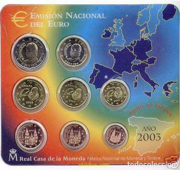 Monnaies Juan Carlos I: 125 ESPA&Ntilde;A 2003 CARTERA OFICIAL 2003