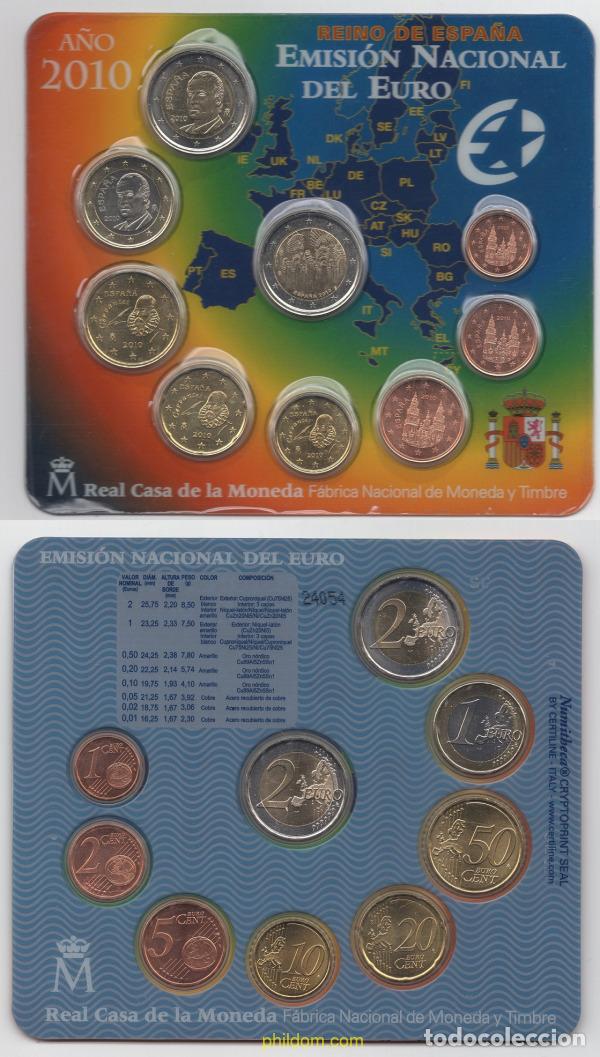 Monedas Juan Carlos I: 1924 ESPA&Ntilde;A 2010 CARTERA EUROSET ESPA&Ntilde;A 2010