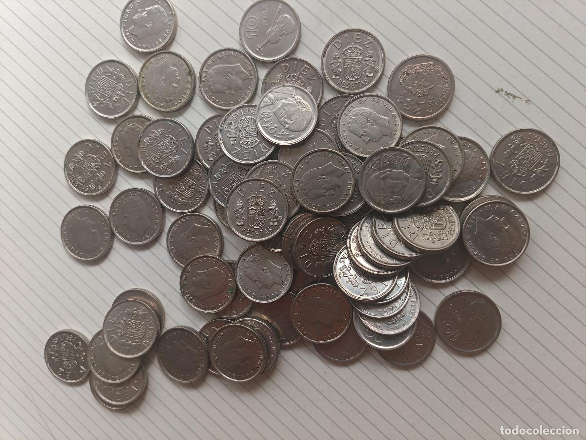 Monedas Juan Carlos I: 70 MONEDAS DE 10 PESETAS