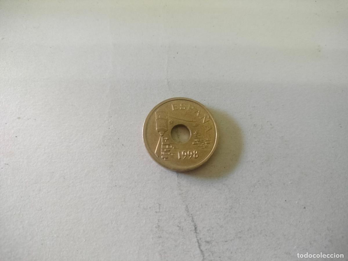 Monedas Juan Carlos I: MONEDA ESPA&Ntilde;A 25 PESETAS JUAN CARLOS I CEUTA A&Ntilde;O 1998