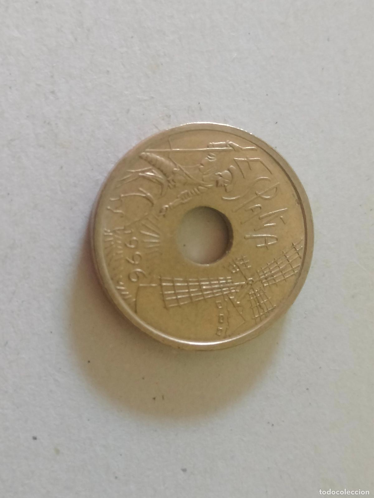 Monedas Juan Carlos I: MONEDA ESPA&Ntilde;A 25 PESETAS JUAN CARLOS I CASTILLA LA MANCHA A&Ntilde;O 1996