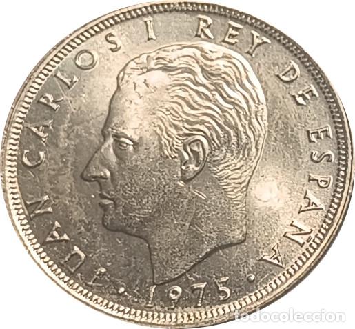 Monedas Juan Carlos I: 25 pesetas Juan Carlos I, 1975 estrella 1978, sin circular, S/C encartonada