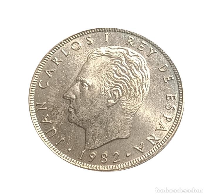 Monedas Juan Carlos I: 25 pesetas Juan Carlos I, 1982, sin circular, S/C encartonada