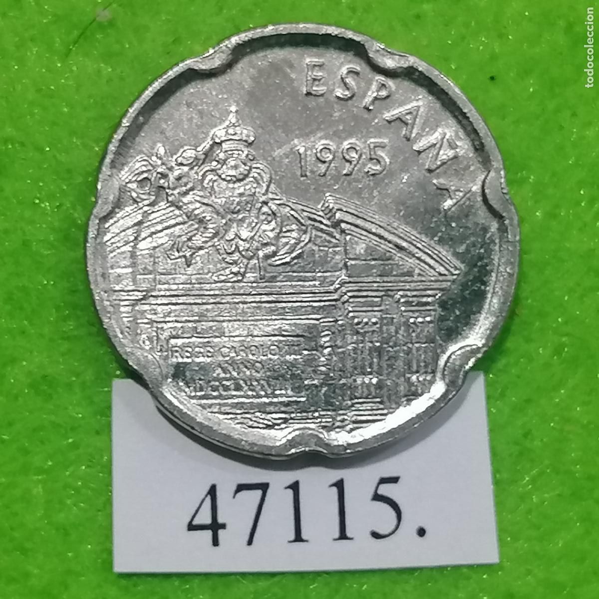 Monedas Juan Carlos I: Espa&ntilde;a,Espa&ntilde;a 50 pesetas 1995, Puerta de Alcal&aacute;, Juan Carlos I, 1⁰