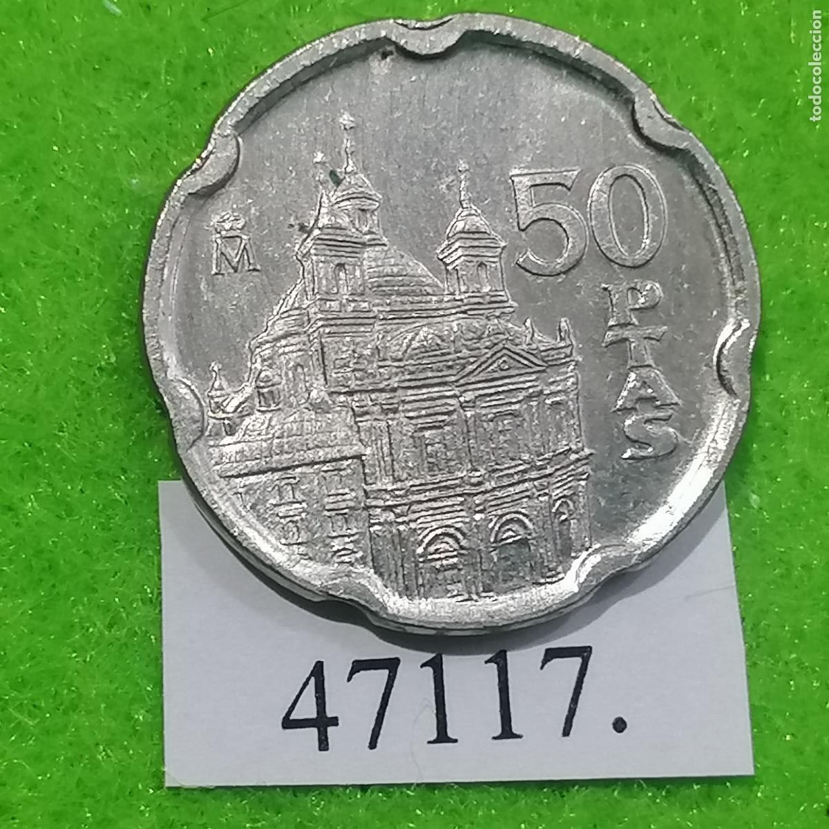 Monedas Juan Carlos I: Espa&ntilde;a,Espa&ntilde;a 50 pesetas 1995, Puerta de Alcal&aacute;, Juan Carlos I, 1⁰