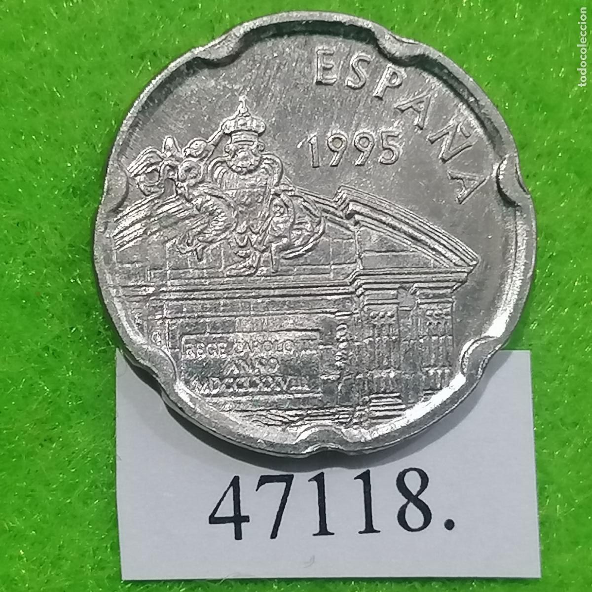 Monedas Juan Carlos I: Espa&ntilde;a,Espa&ntilde;a 50 pesetas 1995, Puerta de Alcal&aacute;, Juan Carlos I, 1⁰
