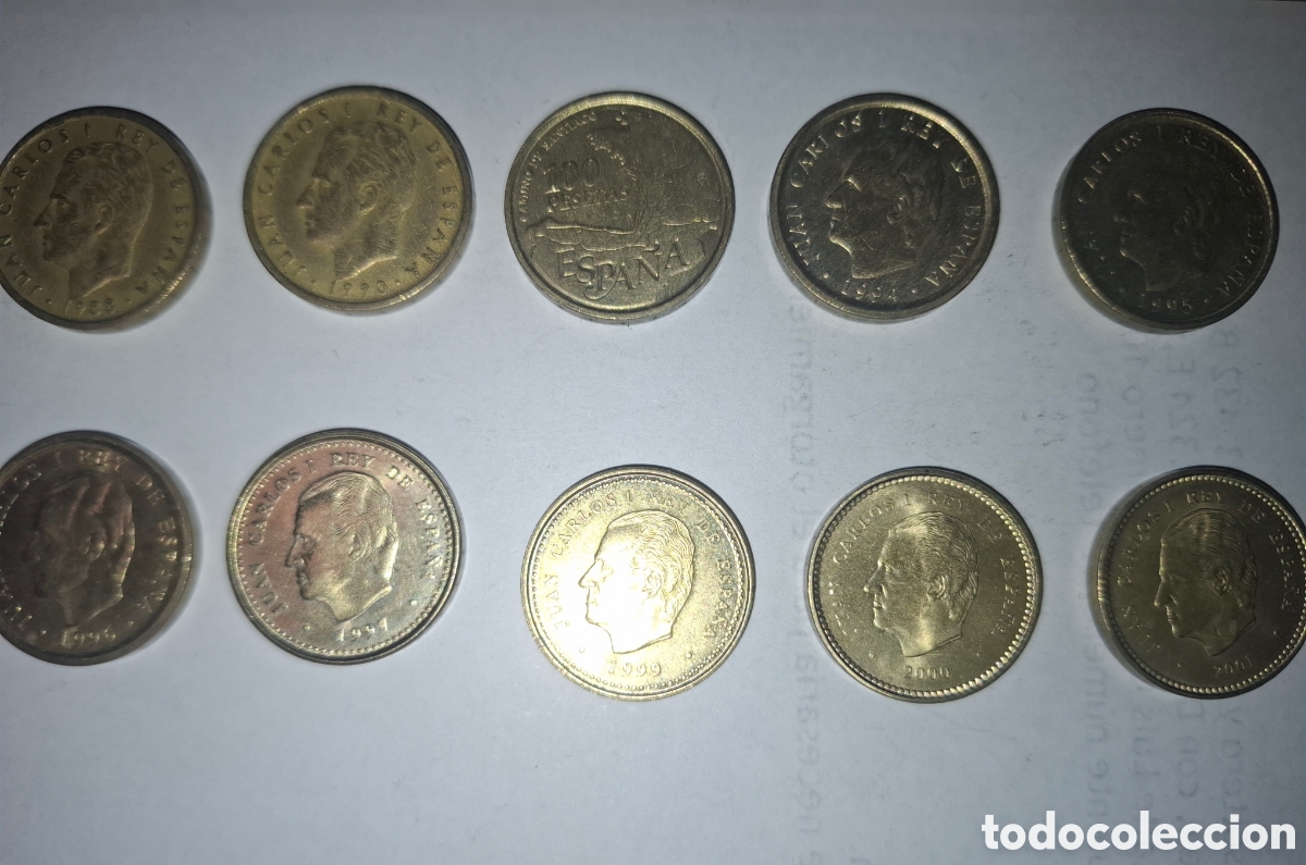 Monedas Juan Carlos I: Monedas retiradas de pesetas