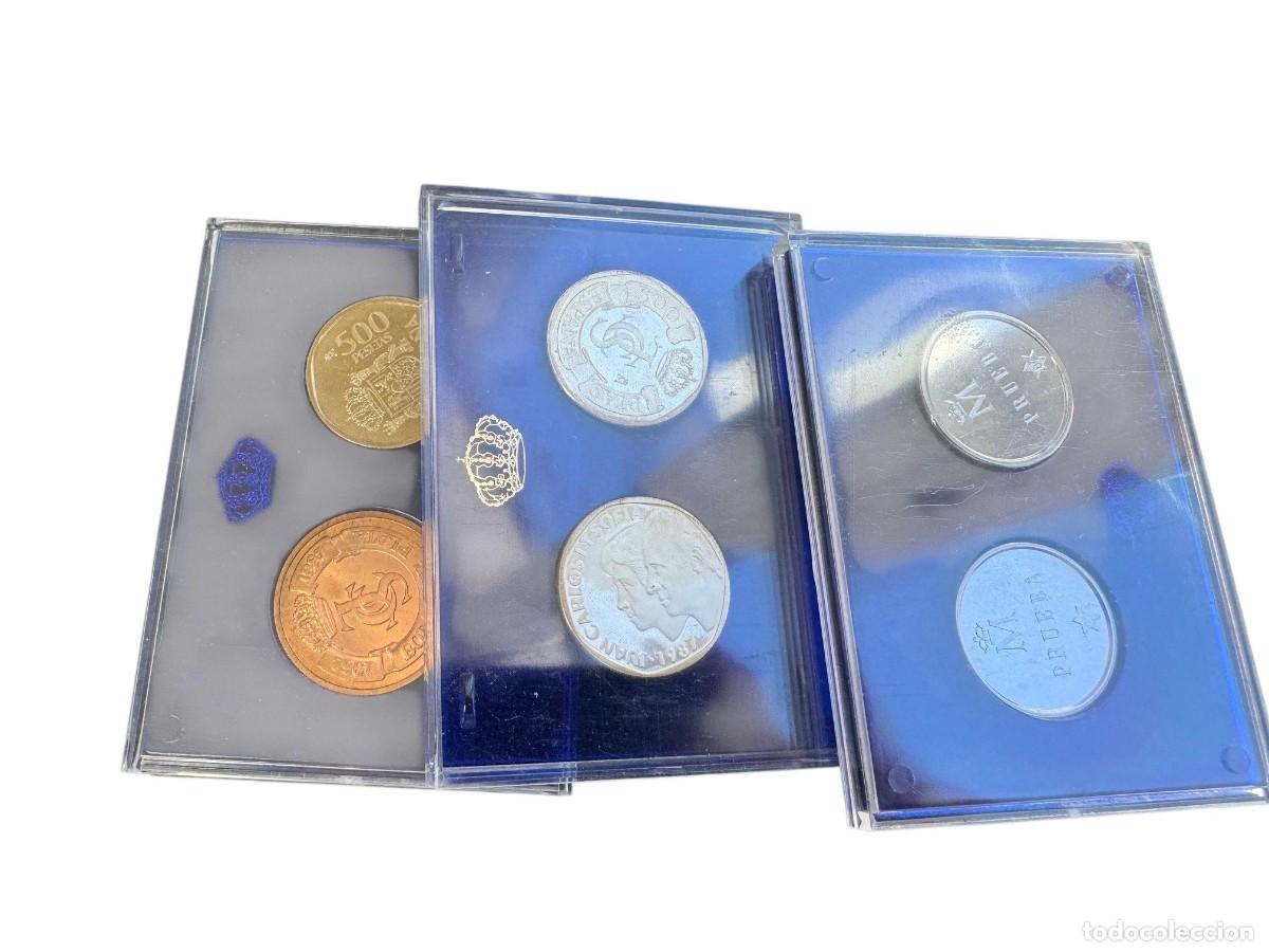 Monedas Juan Carlos I: As&iacute; nace una moneda. Pruebas de 500 Peseta en plata y metal conmemorando 25 Aniversario Boda. FNMT