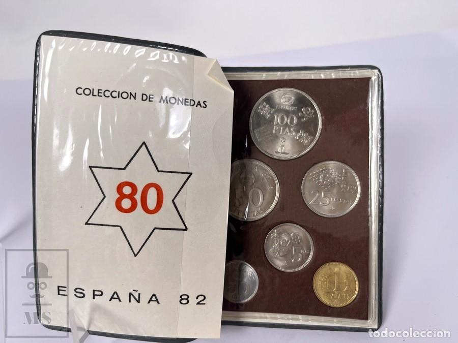 Monedas Juan Carlos I: Cartera Serie Numism&aacute;tica Mundial 82 - Juan Carlos I 1980 Estrella 80 - FNMT