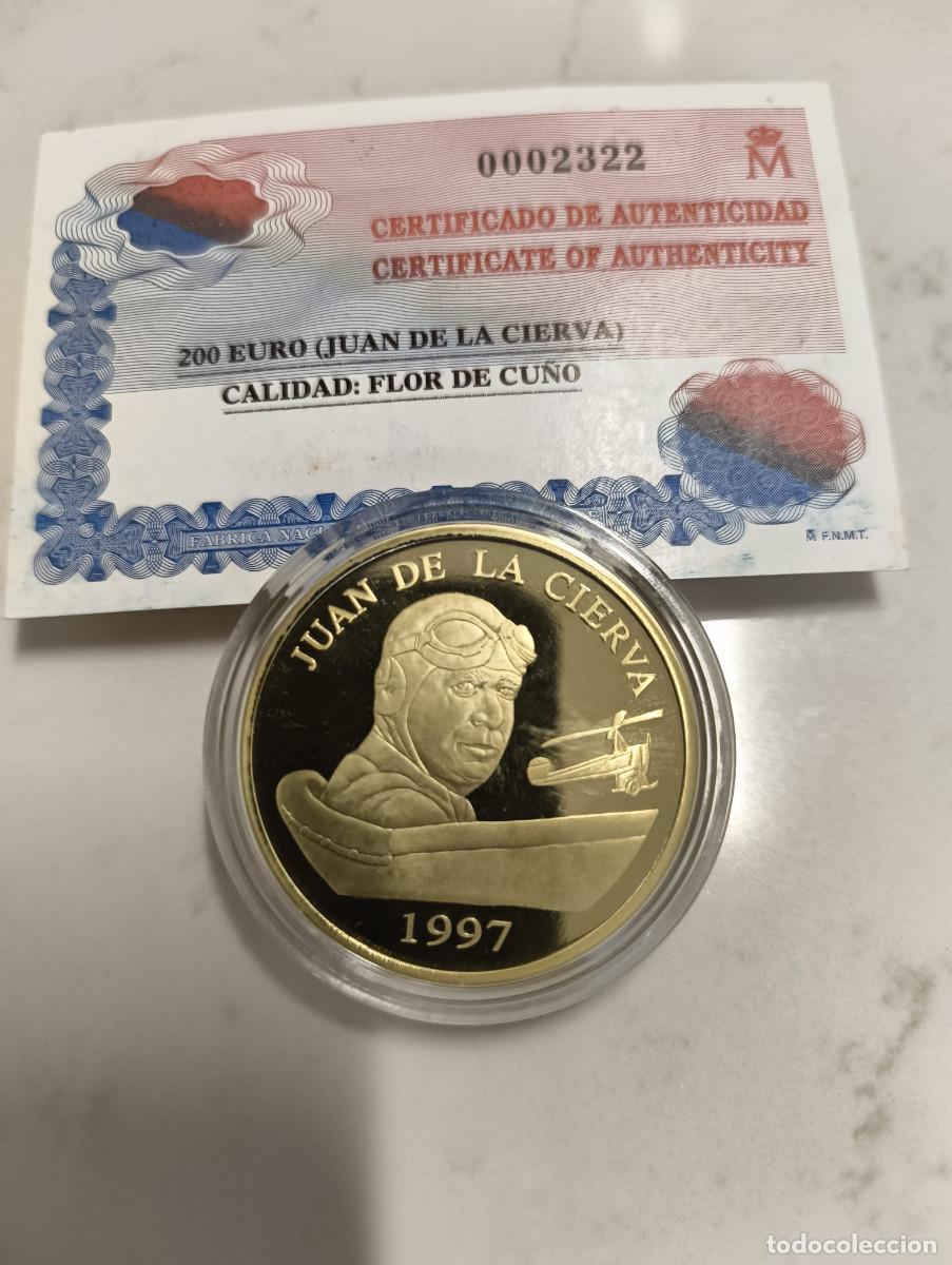Monedas Juan Carlos I: ESPA&Ntilde;A-200 EURO-1997-JUAN DE LA CIERVA