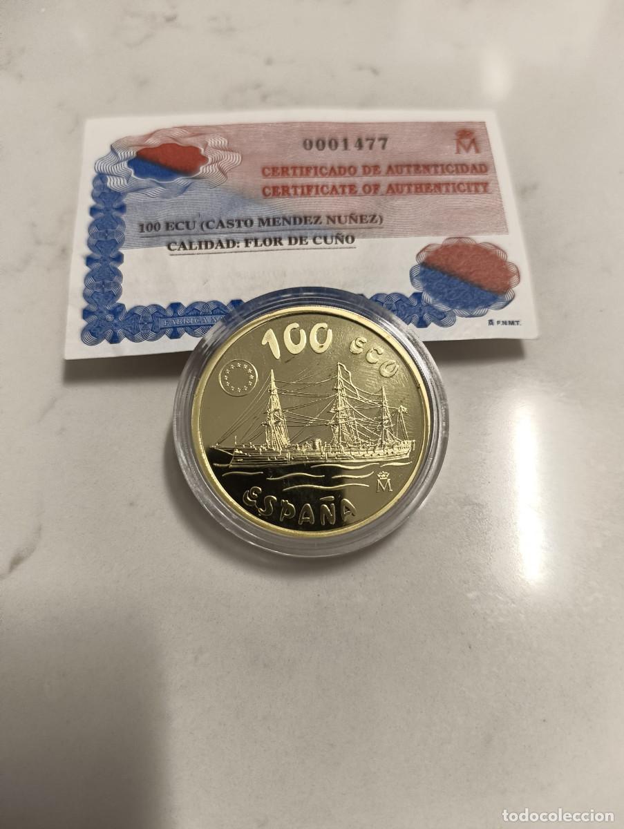 Monedas Juan Carlos I: ESPA&Ntilde;A-100 ECU-1996-CASTRO MENDEZ NU&Ntilde;EZ