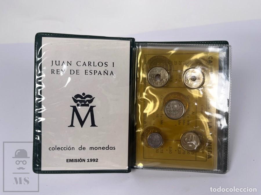 Monedas Juan Carlos I: Cartera Pesetas Serie Numism&aacute;tica - Juan Carlos I 1992 10 Valores - FNMT