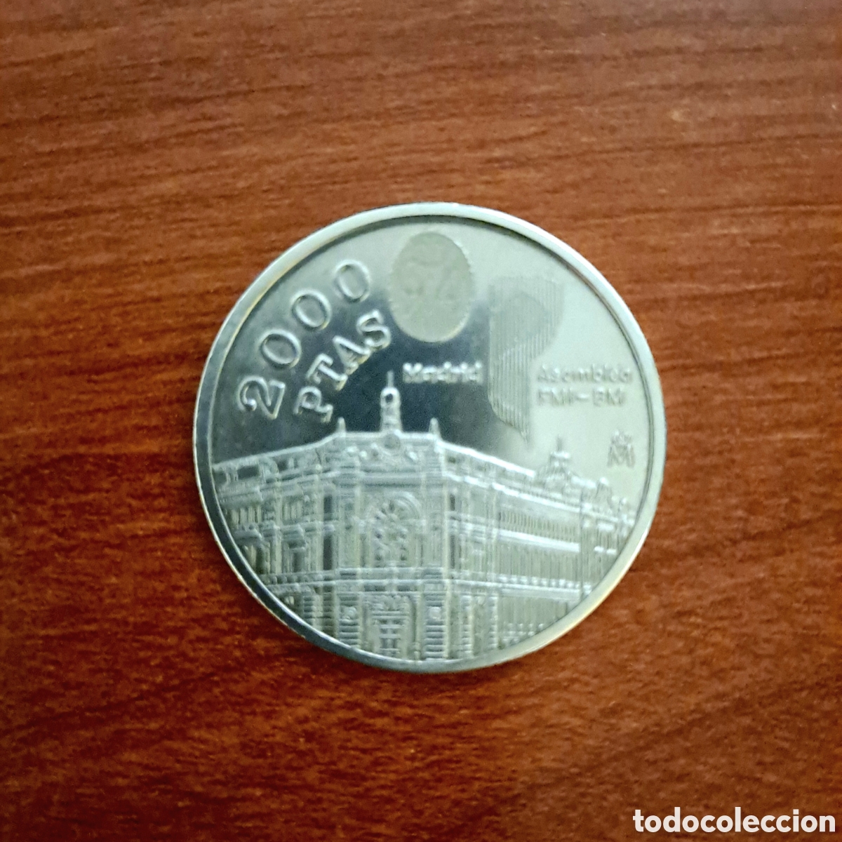 Monedas Juan Carlos I: Moneda 2000 pesetas plata.
