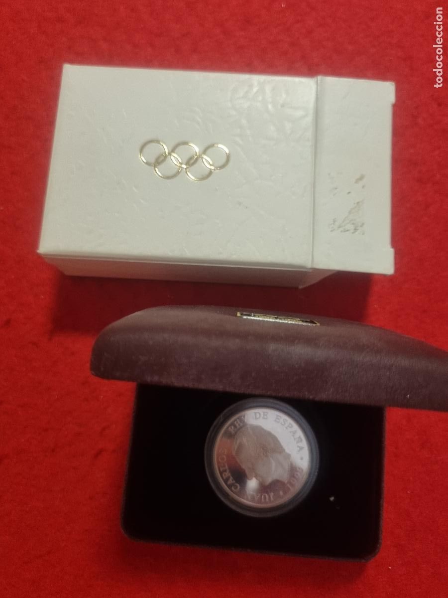 Monedas Juan Carlos I: MONEDA 1000 PESETAS PLATA 1999 JUEGOS OLIMPICOS 2000 WATERPOLO VER CAJA ORIGINAL T