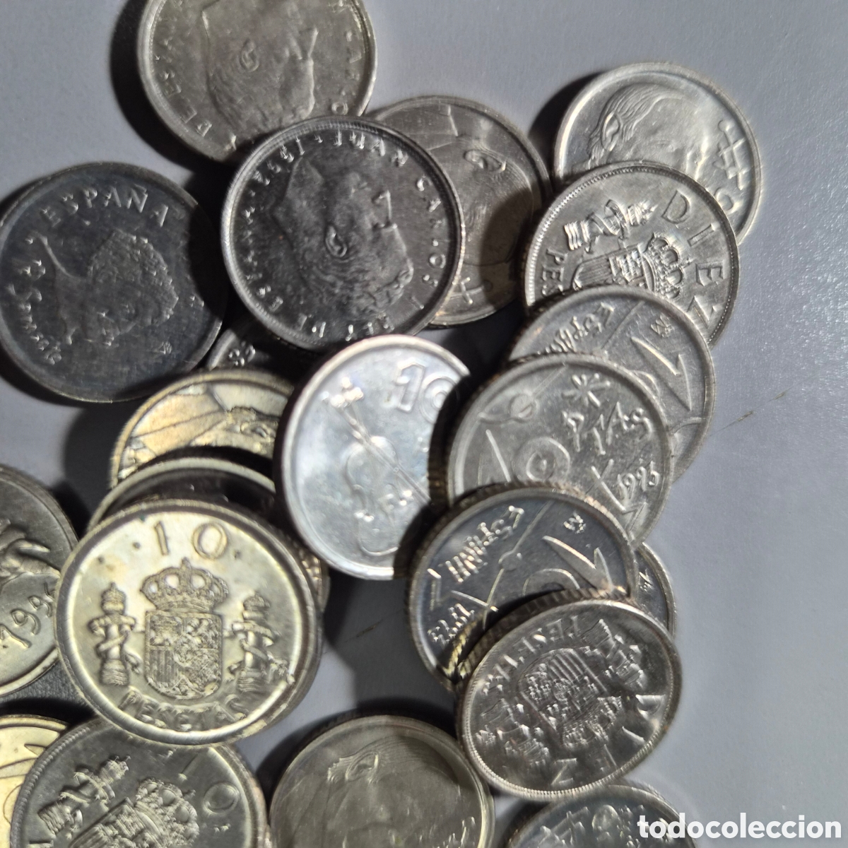 Monedas Juan Carlos I: Lote de 25 monedas de 10 pesetas Juan Carlos I