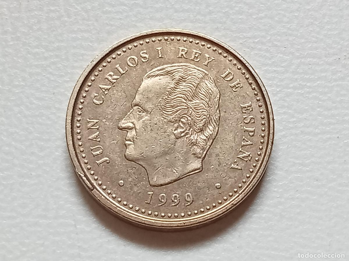 Monedas Juan Carlos I: JUAN CARLOS I 100 PESETAS 1999 LIS HACIA EL ANVERSO EBC-