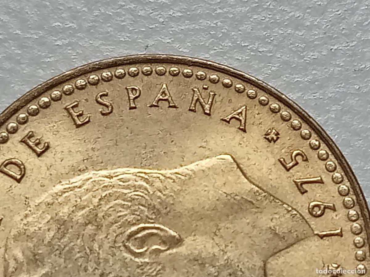 Monedas Juan Carlos I: JUAN CARLOS I 1 PESETA 1975 *19-78 VARIANTE CHILENA PUNTO EN &Ntilde;. SC
