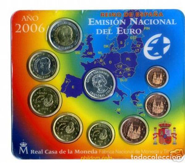 Monedas Juan Carlos I: 128 ESPA&Ntilde;A 2006 CARTERA OFICIAL 2006 medalla Colon