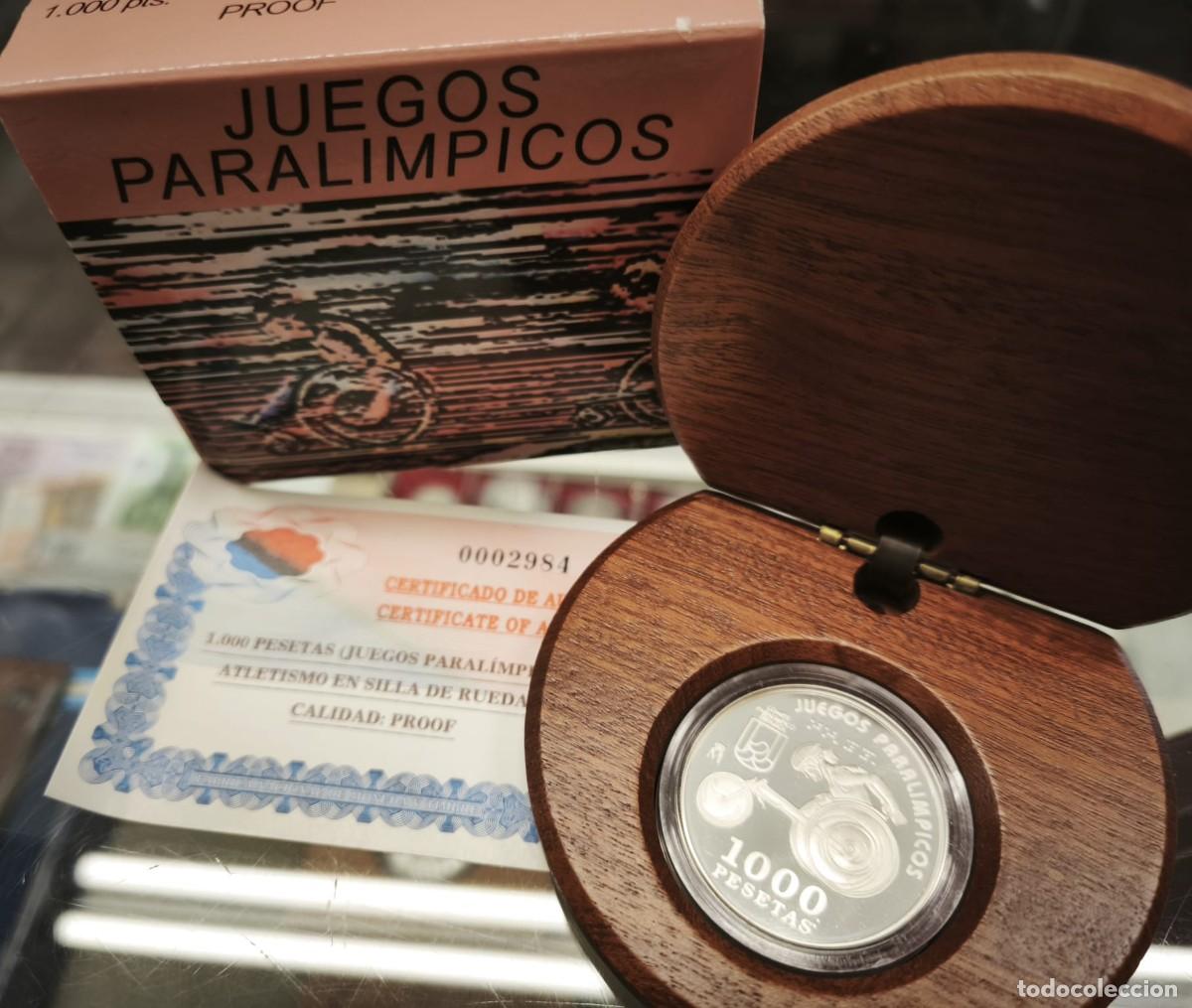 Monedas Juan Carlos I: Espa&ntilde;a estuche 1000 Pesetas Juegos Paral&iacute;mpicos de Verano 2000 Plata Proof