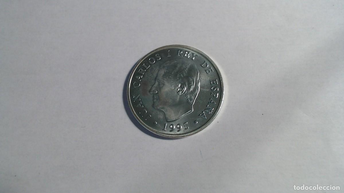 Monedas Juan Carlos I: Moneda 2000 Pesetas Plata Juan Carlos I. Presidencia Consejo U.E. 1995. Sin circular