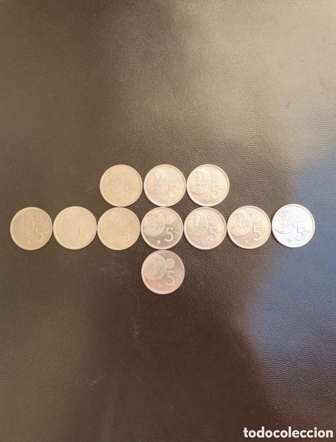 Monedas Juan Carlos I: 11 Monedas 5 PESTESAS 1980 ESTRELLAS *80/*81/*82