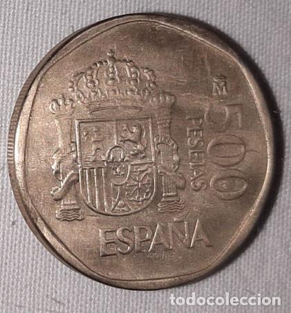 Monedas Juan Carlos I: Espa&ntilde;a 500 Pesetas 1988 Juan Carlos I y Sof&iacute;a - Moneda circulada