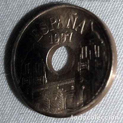 Monedas Juan Carlos I: Espa&ntilde;a 25 Pesetas 1997 Castilla y Le&oacute;n Salamanca