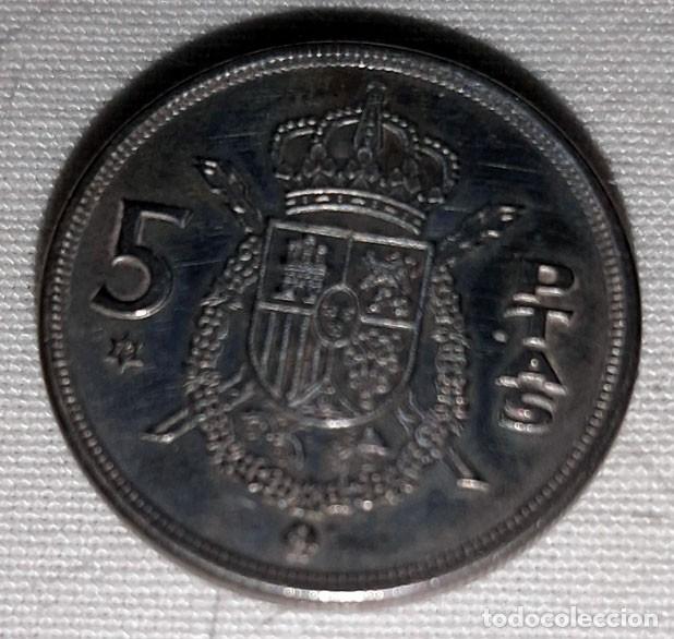 Monedas Juan Carlos I: Espa&ntilde;a 5 Pesetas 1975 Juan Carlos I - Moneda circulada