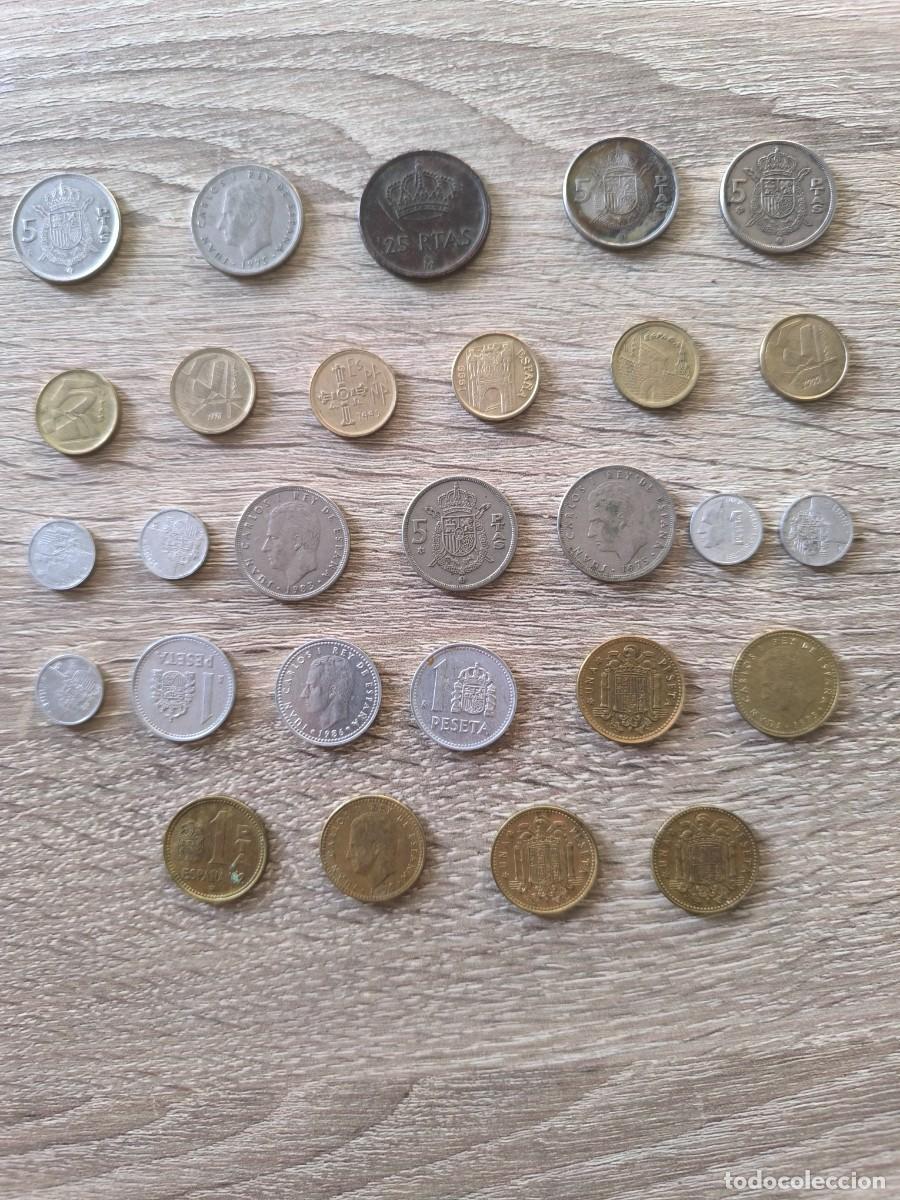 Monedas Juan Carlos I: Lote de 28 Monedas de Espa&ntilde;a - Reinado de Juan Carlos I (Circulaci&oacute;n Est&aacute;ndar)