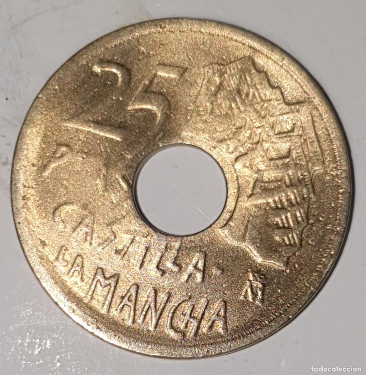 Monedas Juan Carlos I: Espa&ntilde;a 25 Pesetas 1995 Castilla-La Mancha Juan Carlos I Moneda Conmemorativa